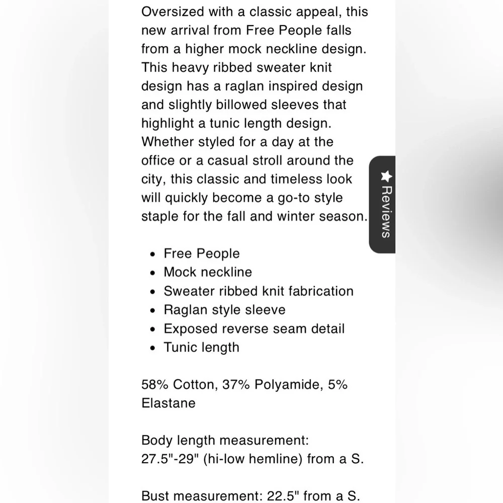 NWT Free People Small Sunbeam Sweater Hot Pink $168 Retail New Oversized - Picture 7 of 7